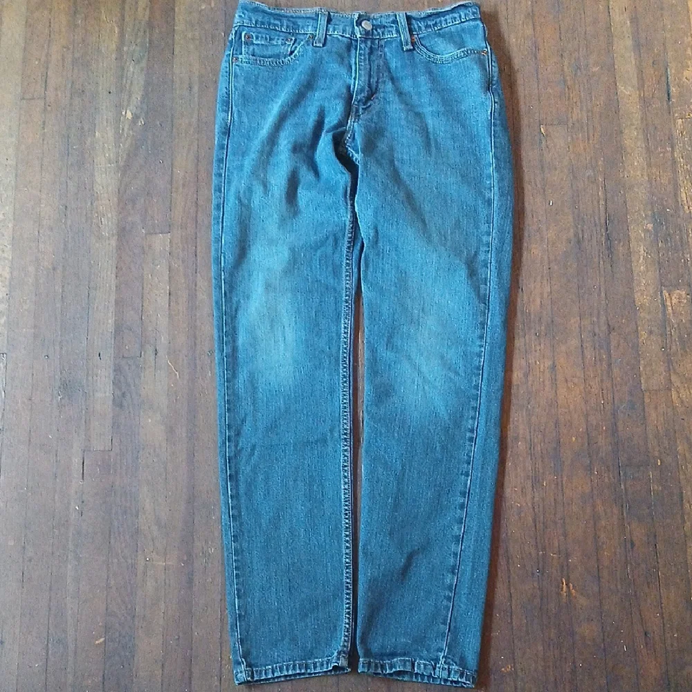 Levi's Blue Straight Jeans Timeless Style - Picture 3 of 13